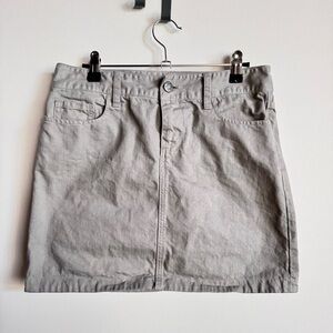 J. Crew Gray Mini Skirt